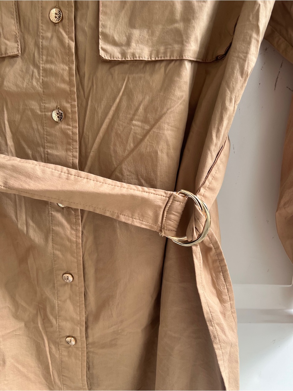 Sheike Camel Belted Dress - Picture 10 of 15